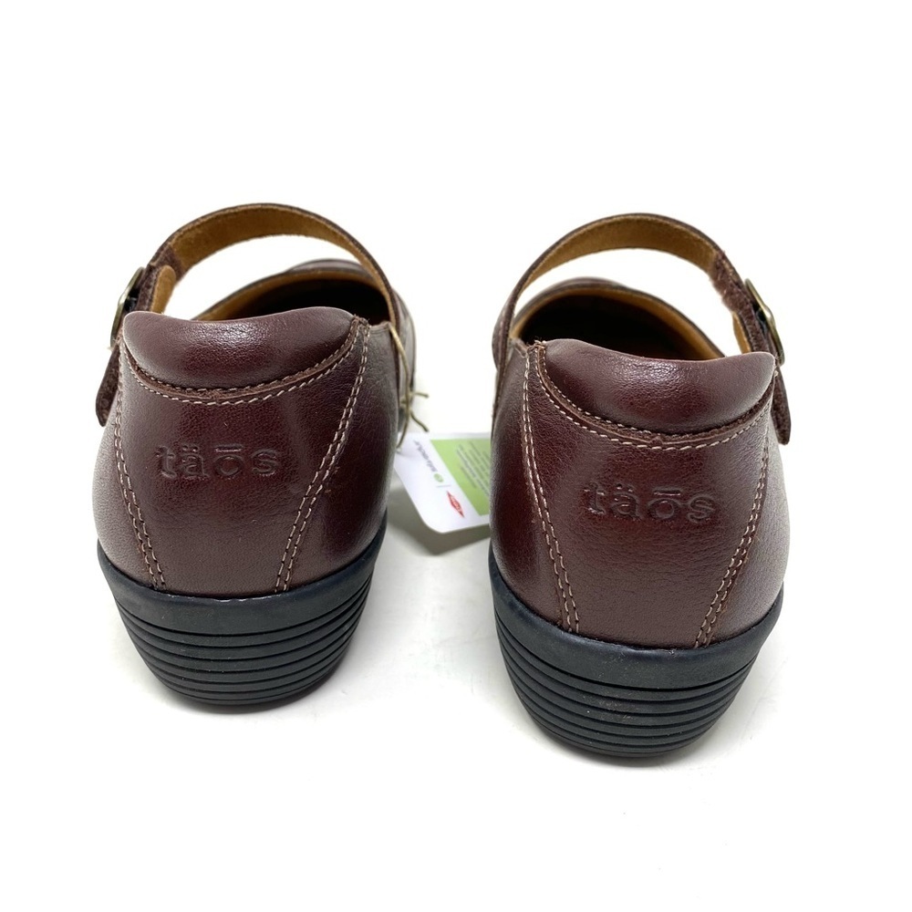 Taos Women's Uncommon Mary Jane Cognac Leather WIDE - Picture 4 of 7